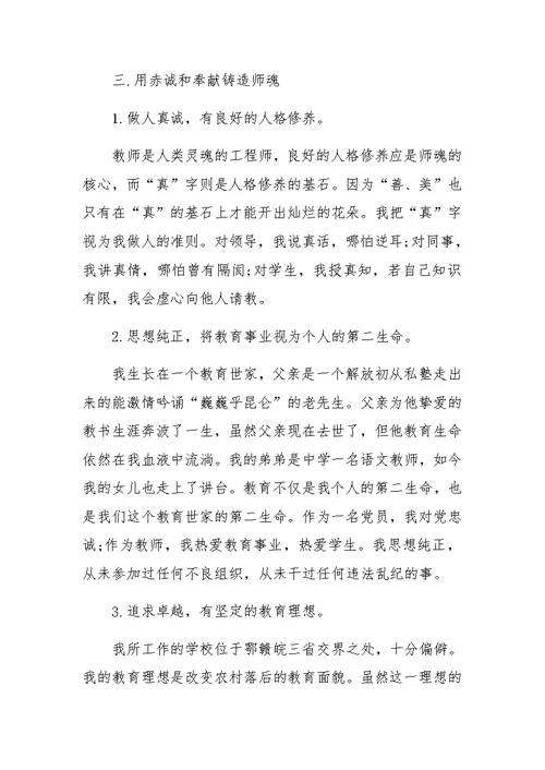 中学高级教师专业技术个人工作总结(45)