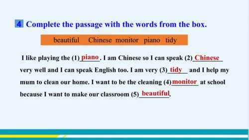 Module 2 Unit 3 教学课件-外语教研版中学英语七年级下