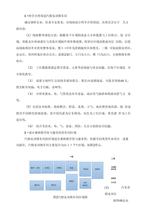 浅谈中职学校汽修“实训微车间”的建设