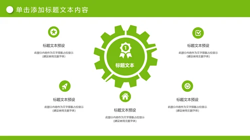 绿色清新节约用水公益宣传活动PPT模板