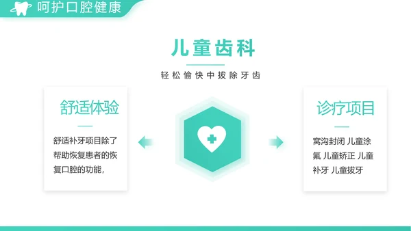 蓝色简约口腔牙科医院介绍工作总结PPT
