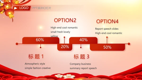 2红色022春节联欢晚会迎新春PPT
