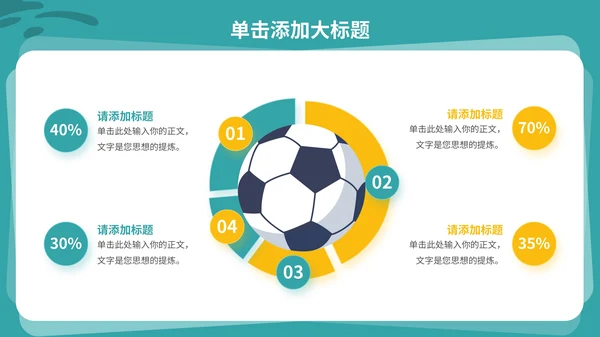 绿色插画风教育通用PPT模板