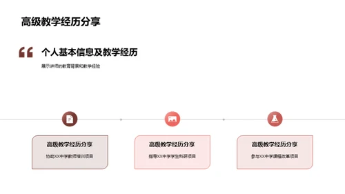 教学心路历程