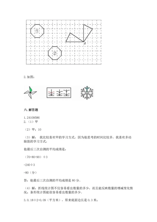 人教版五年级下册数学期末测试卷附答案【达标题】.docx