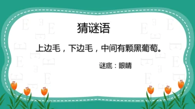 人教版一年级第二单元5爱眼护眼 预防近视 课件