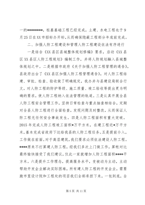 人防办公室党风廉政建设责任制工作总结.docx