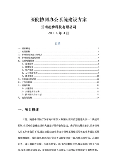 医院OA协同办公系统建设方案.docx