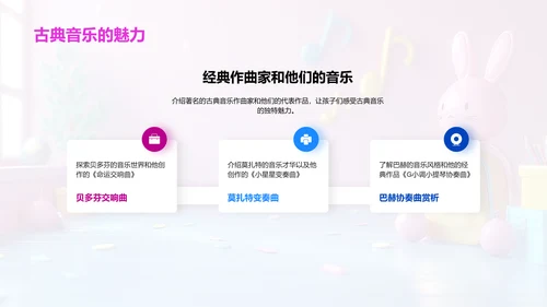 儿童音乐基础课PPT模板