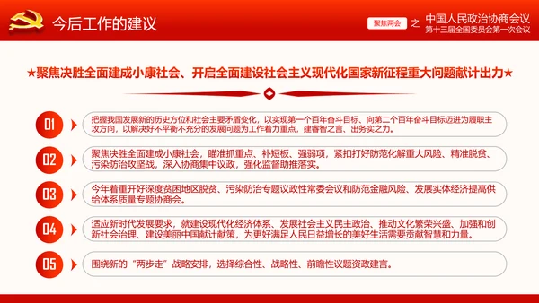 全国两会政协常委会工作报告ppt