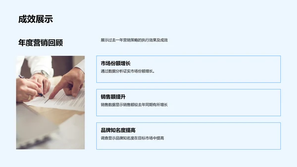 营销战略年度总结报告PPT模板