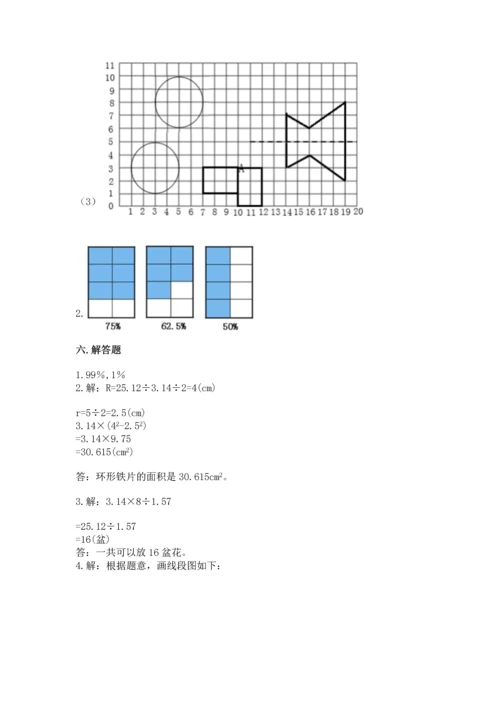 人教版六年级上册数学期末测试卷含答案【a卷】.docx