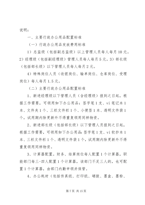 公司常用办公用品.docx