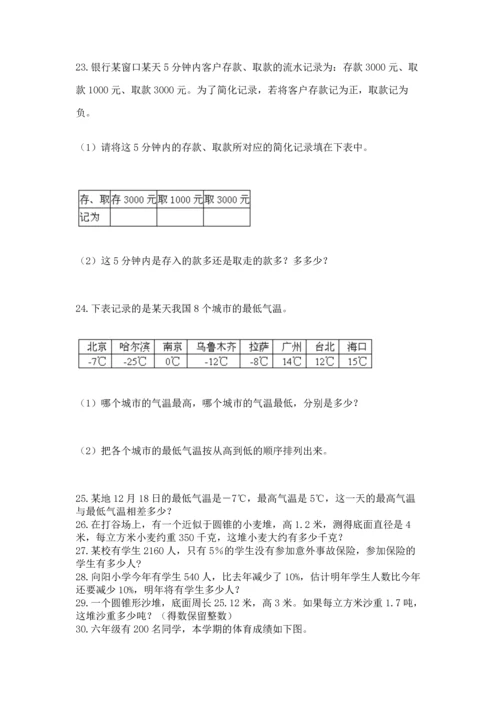 六年级小升初数学应用题50道精品（名校卷）.docx