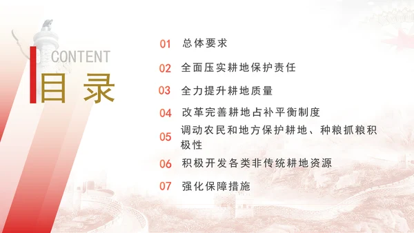 关于加强耕地保护提升耕地质量完善占补平衡的意见全文学习PPT课件