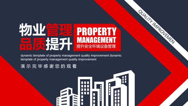 物业管理品质提升PPT模板