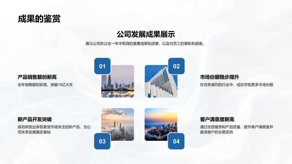 小寒企业年会PPT模板