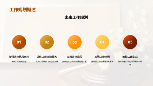 法律部门业绩与展望