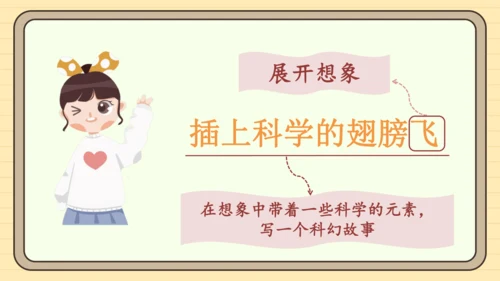 统编版语文六年级下册2024-2025学年度习作 插上科学的翅膀飞（课件）