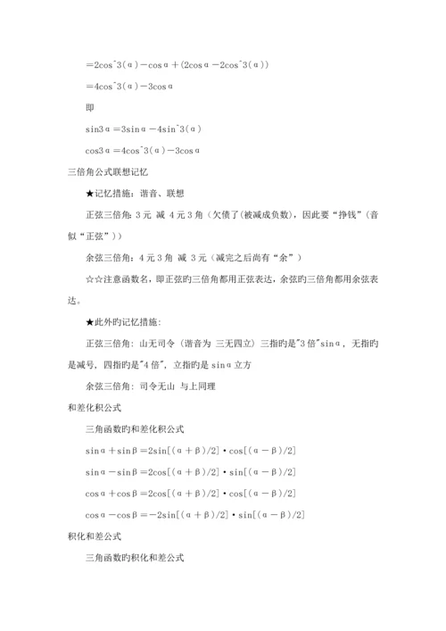 高中数学诱导公式全集高三英语作文套题万能公式高考语文现代文规范答题模式.docx
