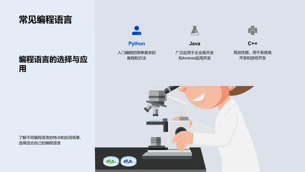 探索编程基础PPT模板