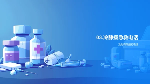 急救知识讲座PPT模板