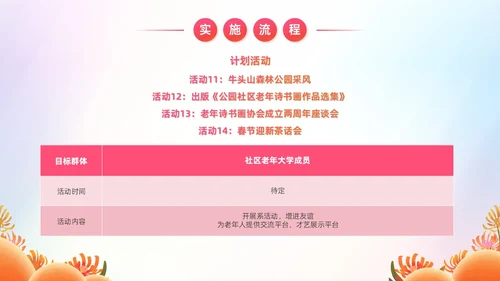 炫彩风商业创投老年人公园社区公益服务项目汇报PPT模板