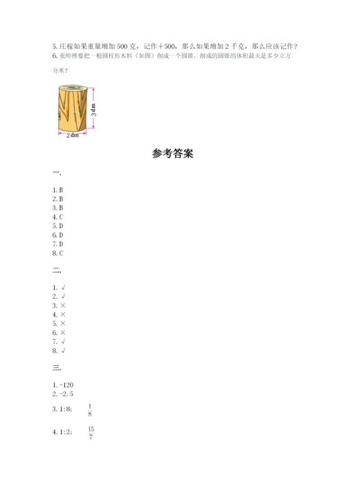北师大版小升初数学模拟试卷附答案【a卷】.docx