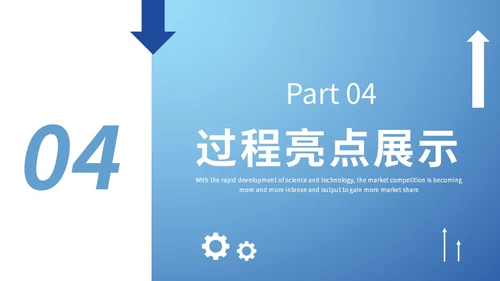 蓝色简约风精益生产工作总结报告PPT模板精益精益生产