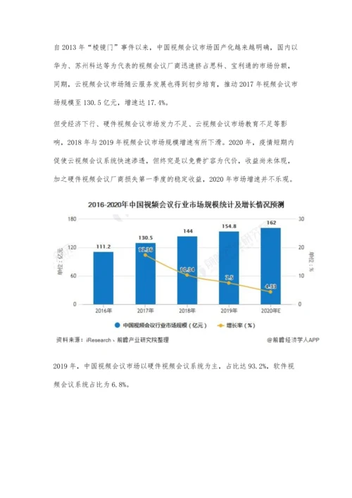 中国视频会议行业发展现状分析-网络安全风险状况不容乐观.docx