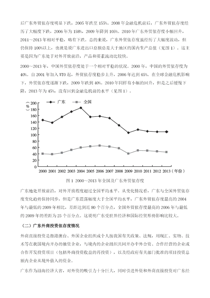 广东对外开放度的研究.docx