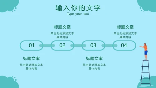 绿色环境保护工作汇报PPT模板
