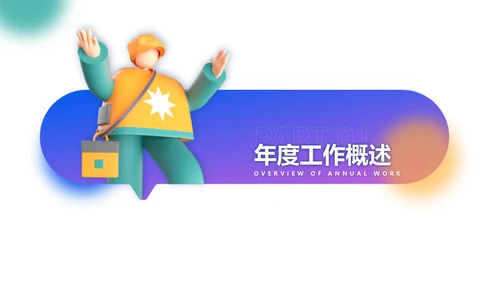 创意3D风年终总结汇报