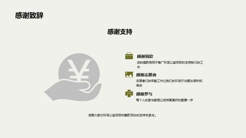 环保公益项目推广与筹款