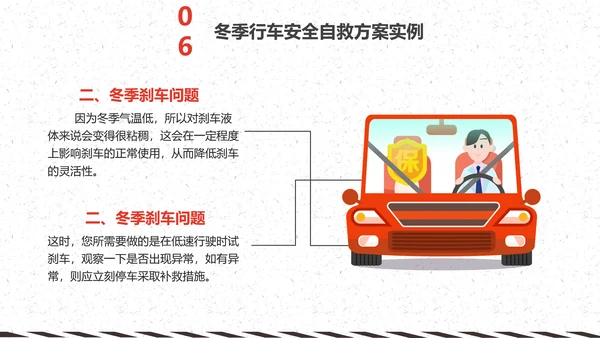 冬天冬季行车安全教育PPT课件