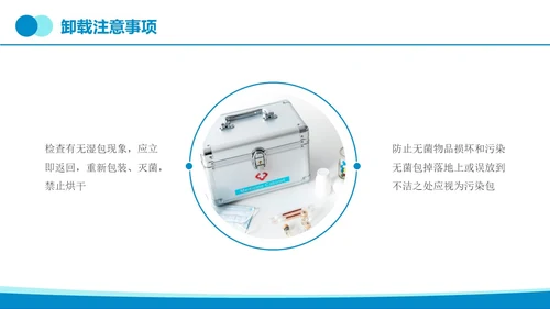 蓝色简约实拍无菌物品的管理和制度医疗培训PPT课件管理制度