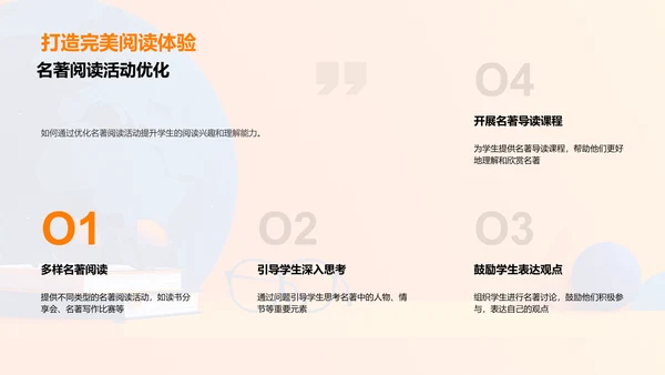 名著阅读提升素养PPT模板