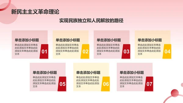 红色党政风为人民服务毛概概述党政教育PPT模板