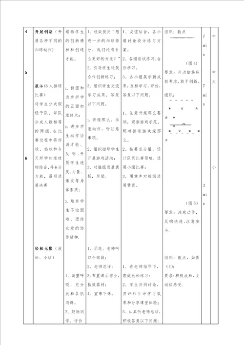 排球课排球正面屈体扣球教学设计