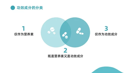 蓝色插画功能性食品介绍PPT食品安全