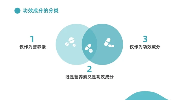 蓝色插画功能性食品介绍PPT食品安全