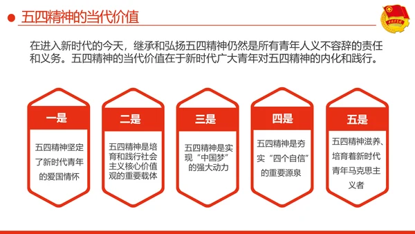 弘扬五四精神做新时代有为青年PPT