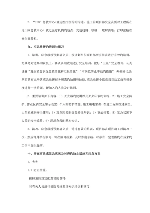 应急组织救援预案.docx