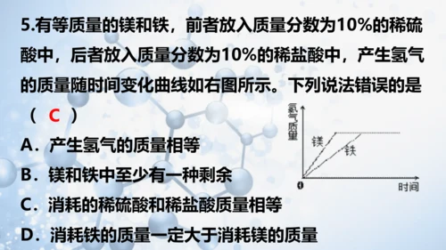 第八单元 金属和金属材料复习与测试(共41张PPT)2023-2024学年九年级化学下册同步优质课件