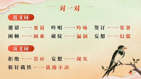 部编版语文四年级上册第二十三课梅兰芳蓄须PPT模板