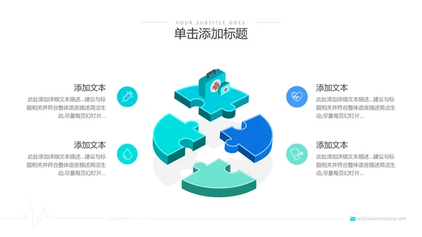 精美欧美风医疗医学工作汇报医院宣传PPT模板