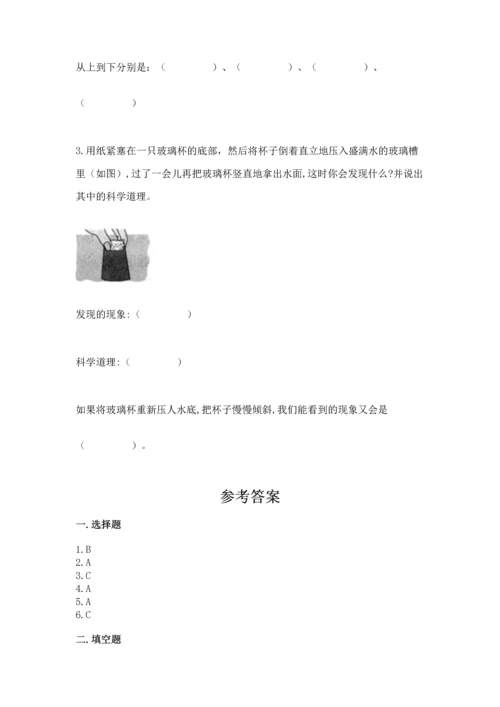 教科版三年级上册科学期末测试卷精品【实用】.docx