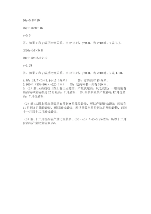 洛阳市小学数学小升初试卷精品（有一套）.docx