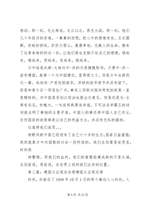 建国大业建党大业后感.docx