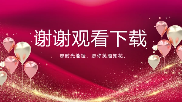 生日快乐生日派对纪念册电子相册动态PPT